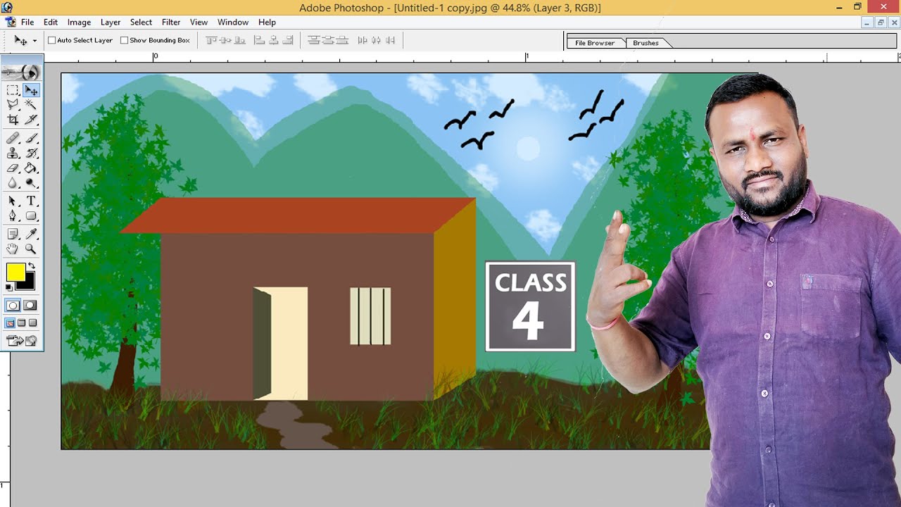 Adobe Photoshop for Beginners - Class 04 by Guru9x