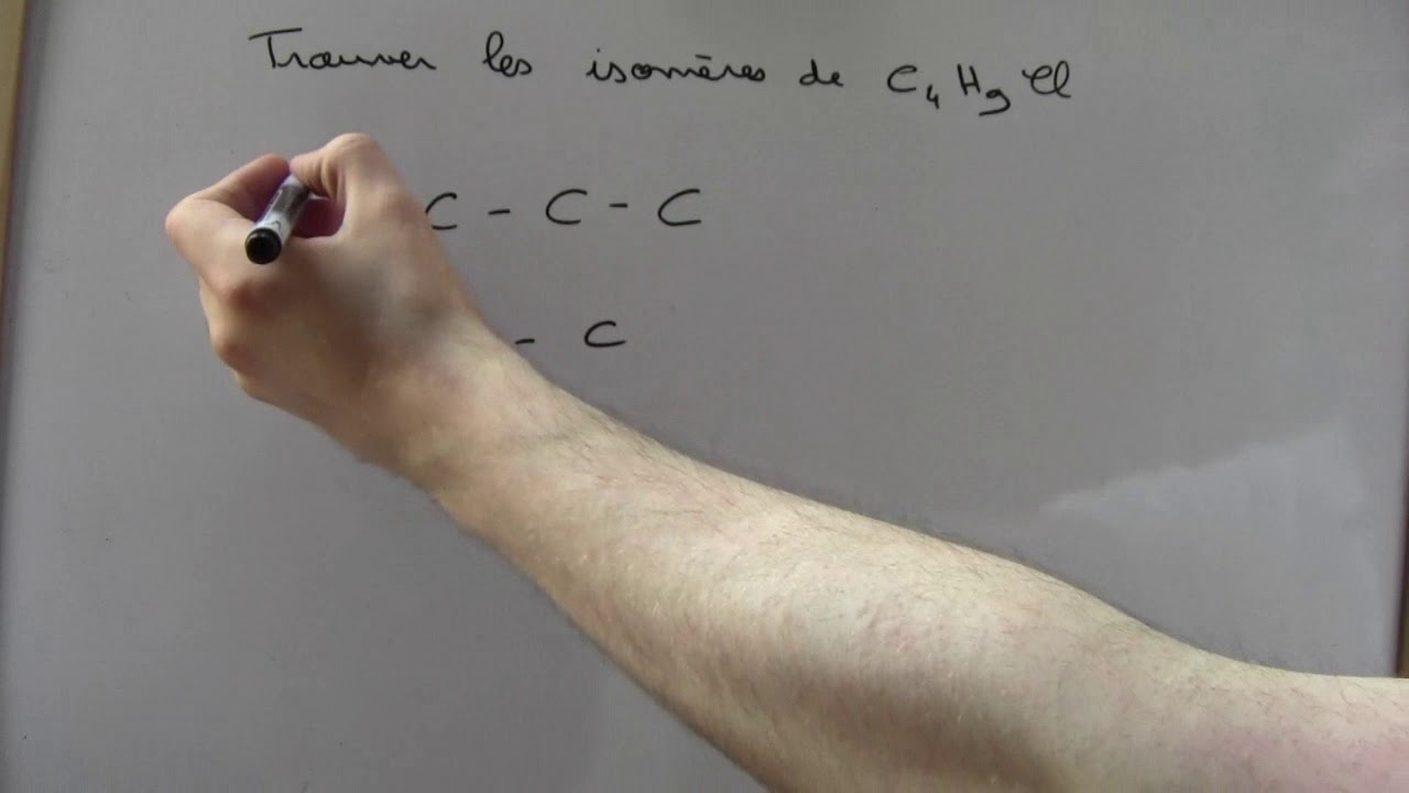Comment trouver les isomères d'une molécule - partie 3