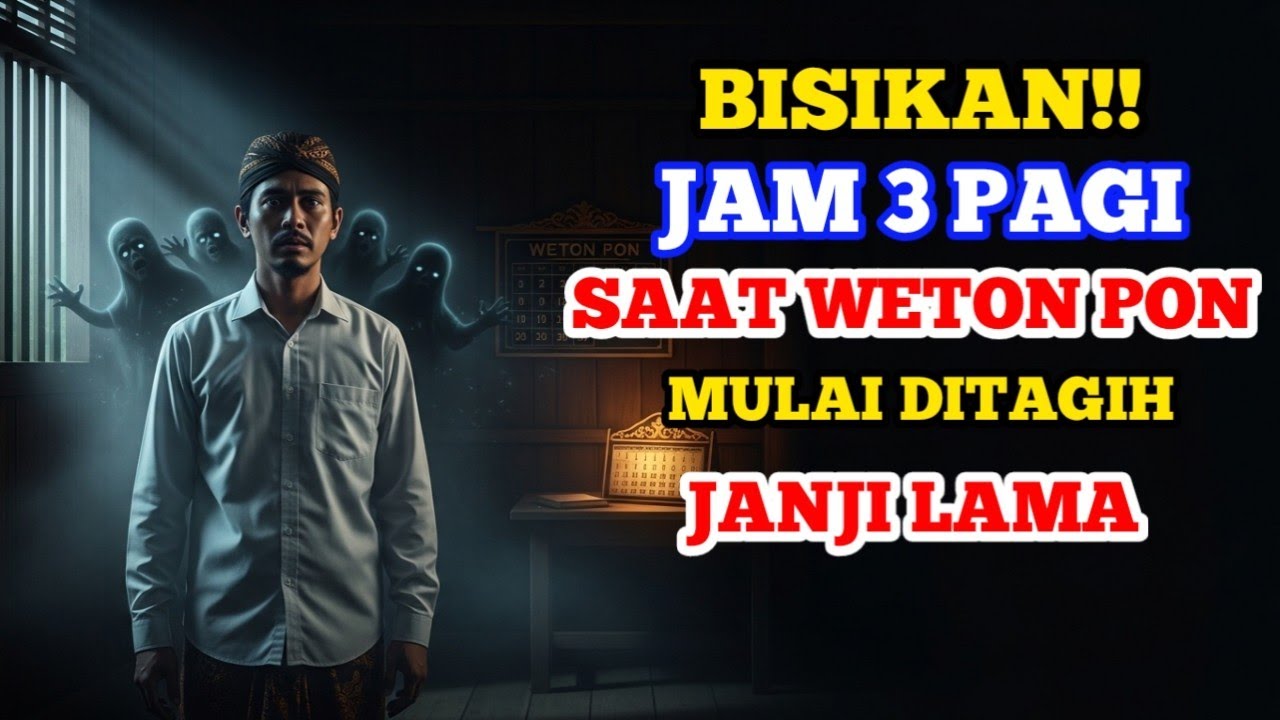BISIKAN JAM 3 PAGI! Inilah Saat Weton PON Mulai DITAGIH JANJI LAMA! - MAKNA WETON