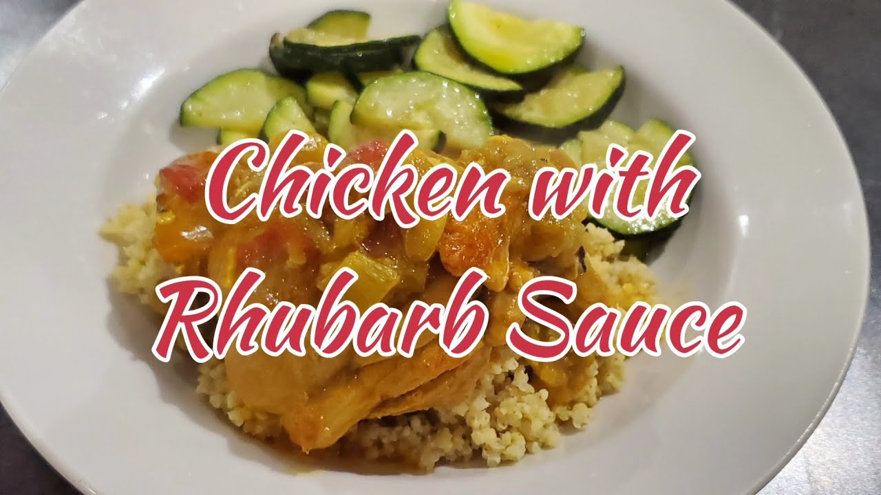 The Olive Oil Co. Kitchen ~ S2 Ep.30 - Chicken with Rhubarb Sauce