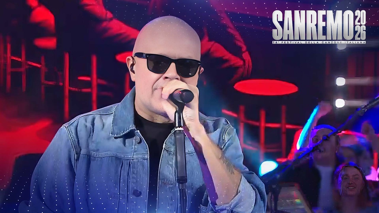 Sanremo 2026 - Max Pezzali canta 