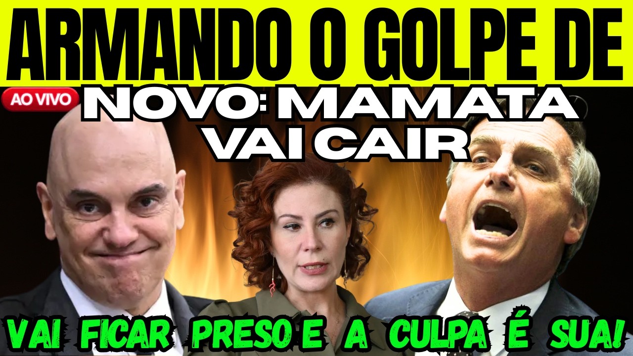 É GOLPE, BRIGA E ARMAÇÃO: ZAMBELLI, NIKOLAS E BOLSONARO NÃO SALVA UM. A CULPA É SUA, DIZ MORAES!