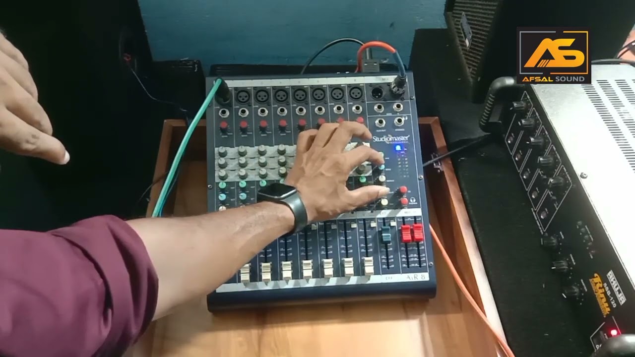 studio master air8 മിക്സർ പരിചയപ്പെടാം