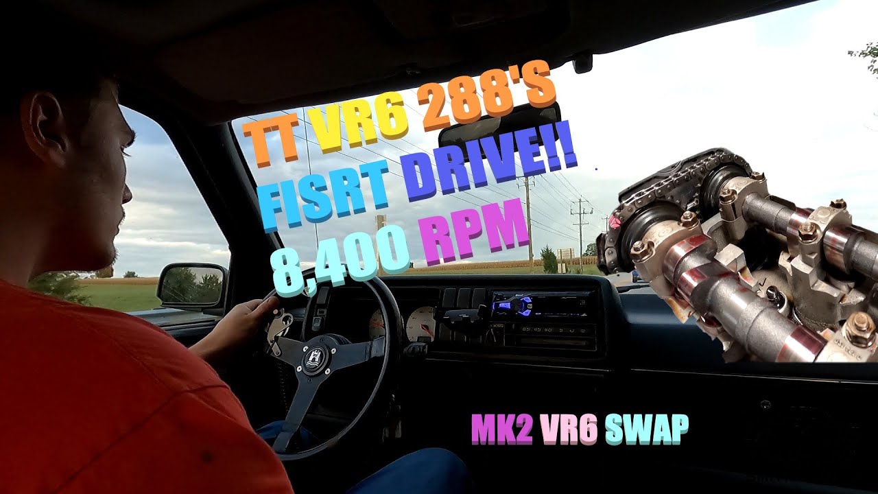 Распредвалы Techtonics 288 12 В VR6. Первый привод для замены MK2 VR6.