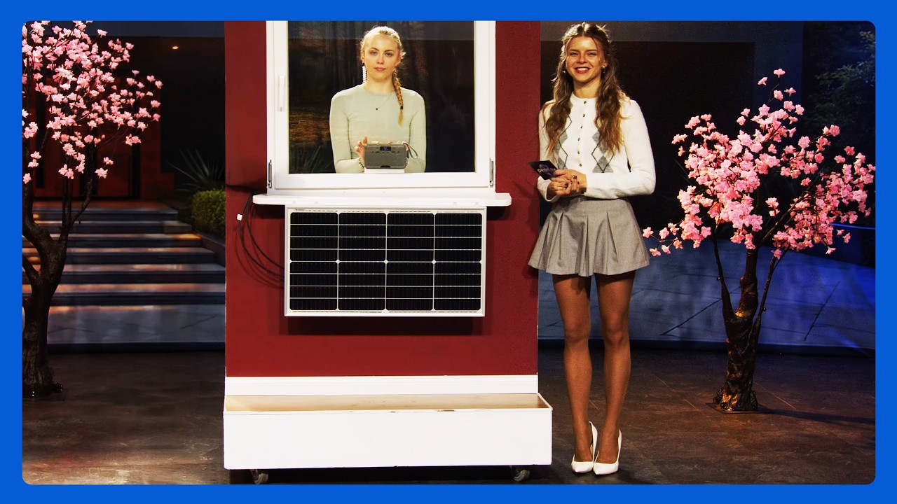 Lina & Diana präsentieren die beste Fensterbank-Solaranlage aus dem Katalog @PEARL-TV