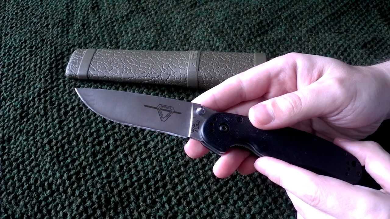 Ножи Mora 2000 и Ontario RAT 1 после горного похода