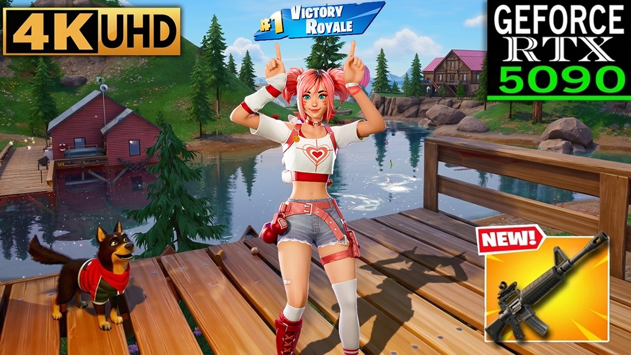 Fortnite Esme Skin Gameplay | RTX 5090 ( 4K Max Settings + RTX ON ) Part - 2