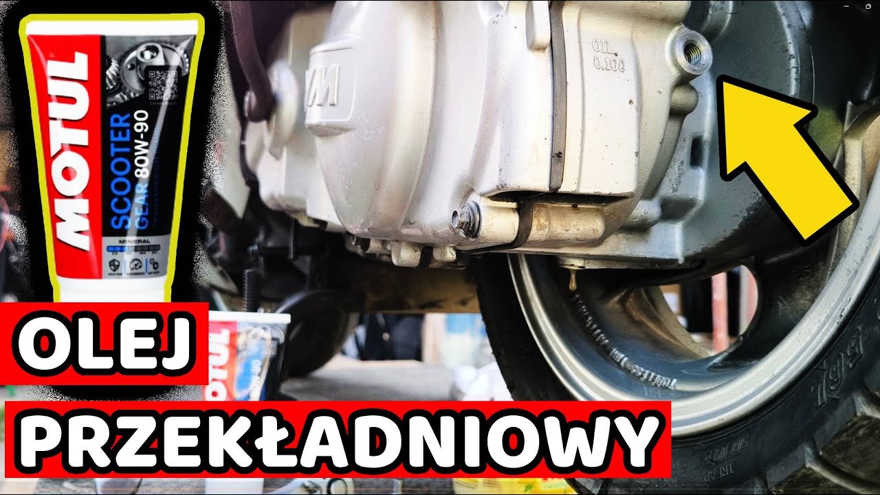 SYM GTS 125 EVO wymiana oleju w przekładni CVT krok po kroku