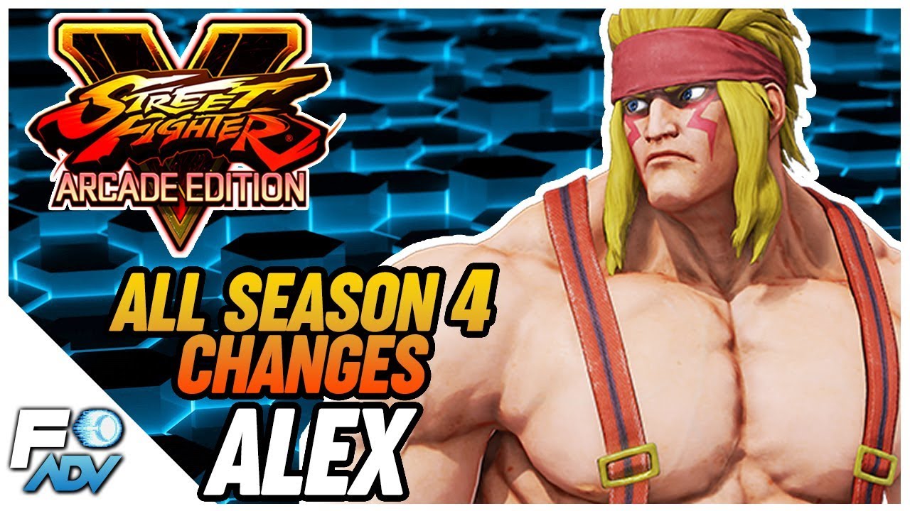 Alex SFV Season 4 Changes - Street Fighter 5 Arcade Edition