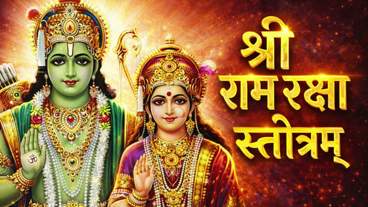 🔱 श्री राम रक्षा स्तोत्रम् 🔱 Shri Rama Raksha Stotram |Protection Mantra | Remove Fear & Negativity