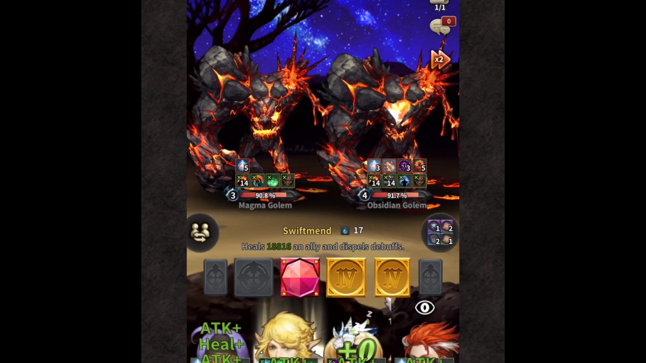 [Chromatic Souls] T11 Guild Raid - Area 3 - Magma Golem
