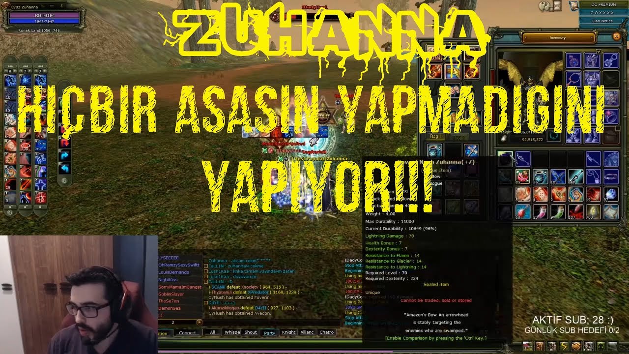 Zuhanna YENİ META VS ATARKEN MANA ÇEKEN ASAS  - Knight Online