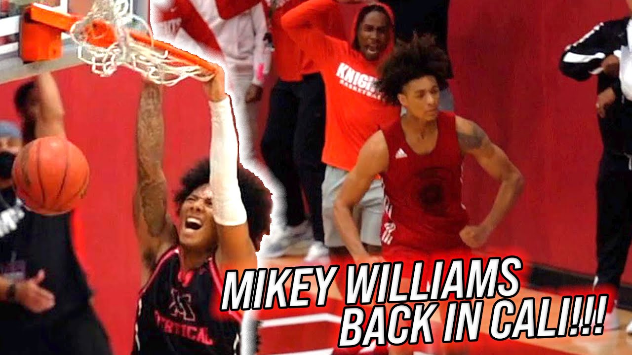 Mikey Williams 46 POINTS in RETURN To Cali!🌴Goes to DOUBLE OT! Vertical Academy VS Inland Rotary