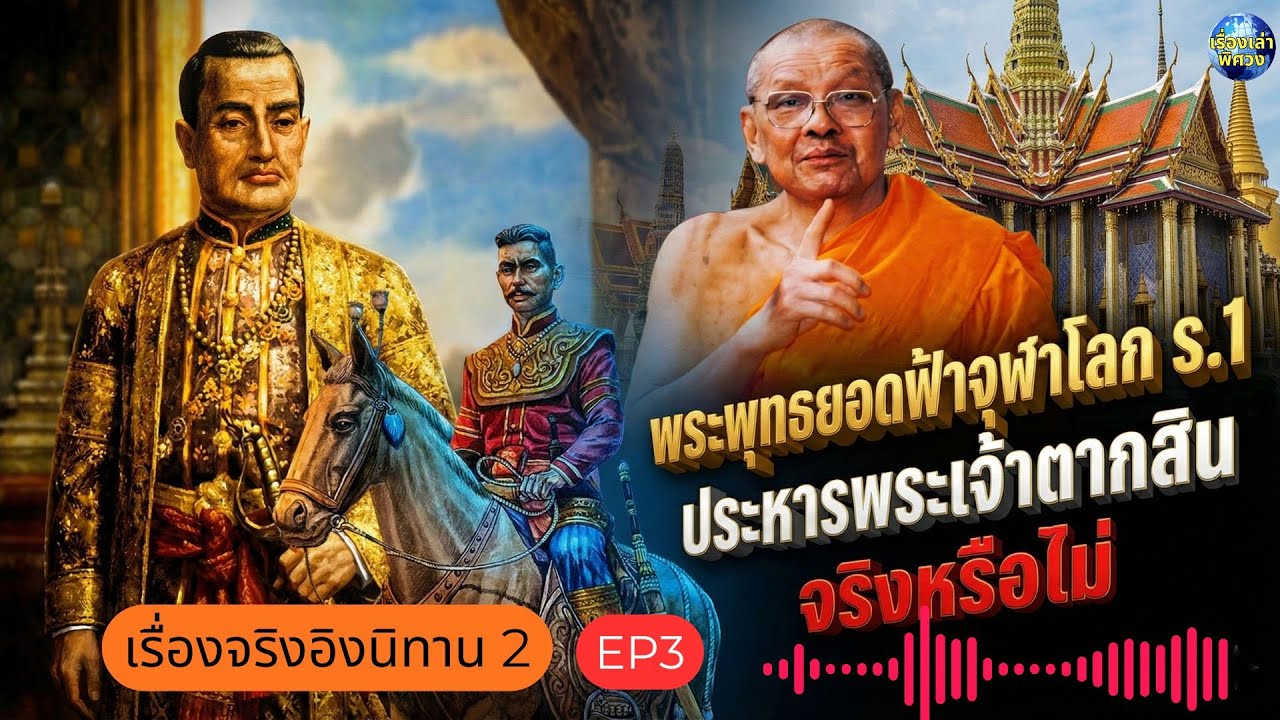 พระพุทธยอดฟ้าจุฬาโลก ร.1 ประหารพระเจ้าตากสิน จริงหรือไม่ จากหลวงพ่ฤาษีลิงดำ 🔥เรื่องจริงอิงนิทาน2 EP3