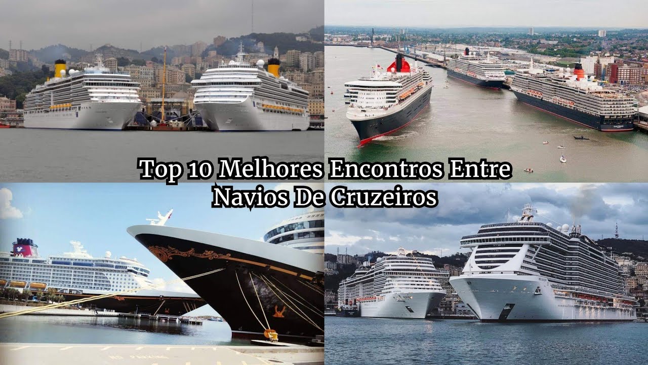Top 10 Melhores Encontros Entre Navios De Cruzeiros (Horn Battle)