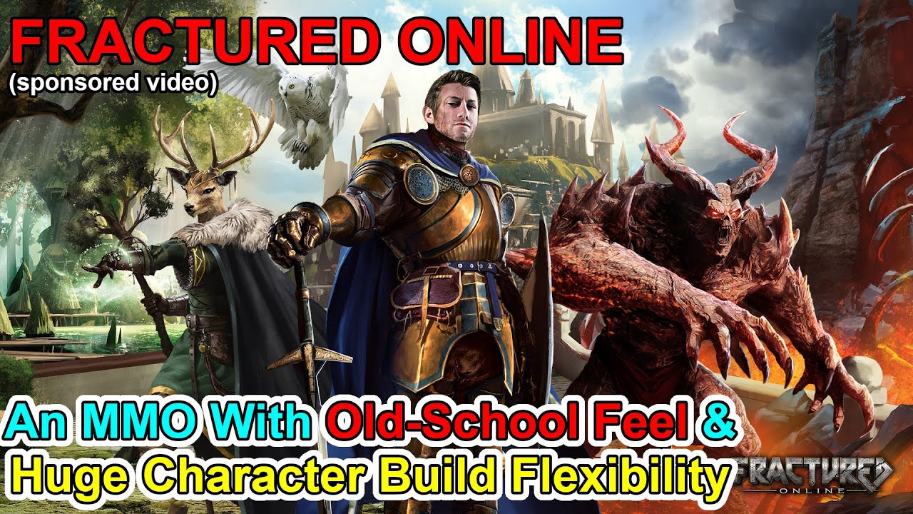 Fractured Online - An MMO With 'Old School' Feel And Great Character Build Options (Sponsored Video)