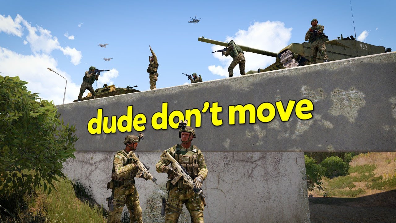Escaping an Island in Arma 3