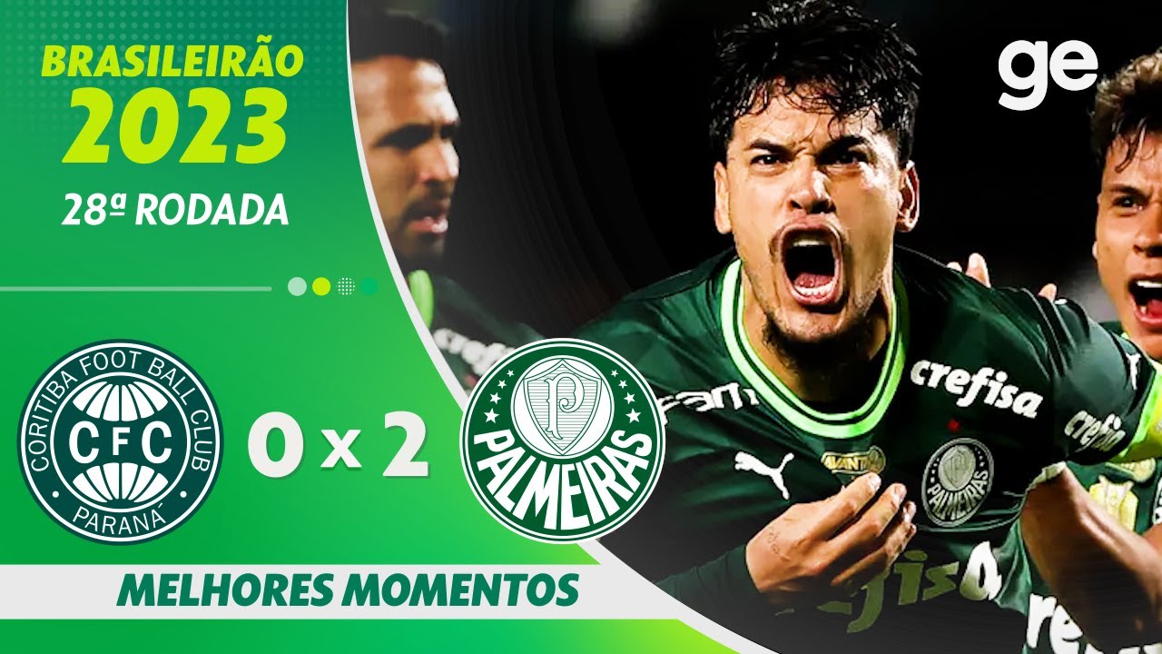 CORITIBA 0 X 2 PALMEIRAS | MELHORES MOMENTOS | 28ª RODADA BRASILEIRÃO 2023 | ge.globo