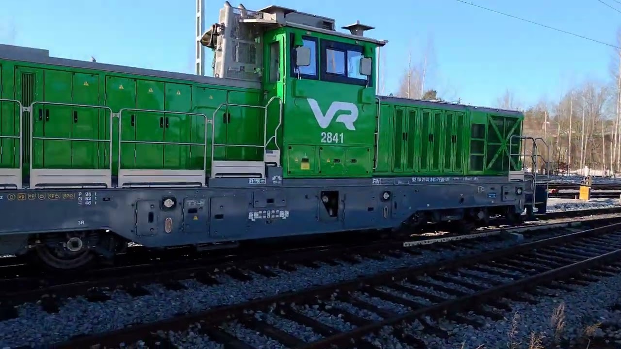 Diesel locomotives in Riihimäki depot 6.3.2026