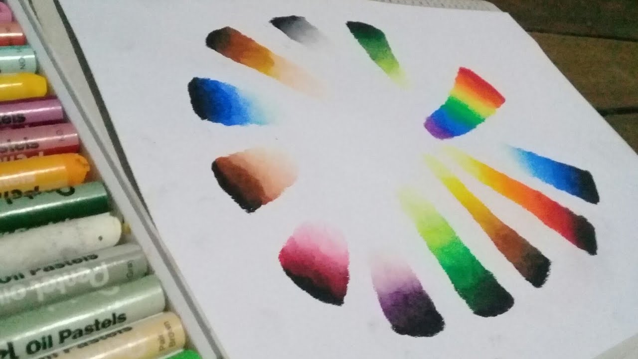 How to blend oil pastel/awesome blending ever