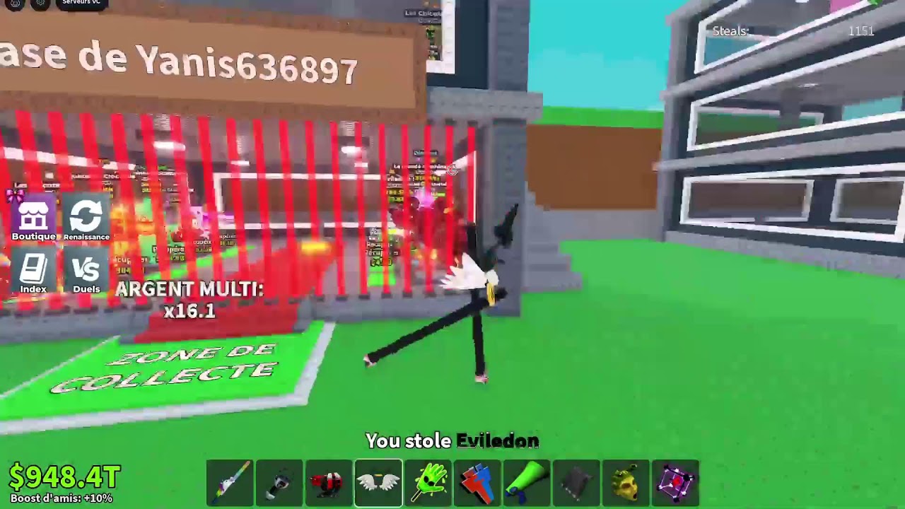 Vole UN brainrot venez Dans mon serveur privée trade et PVP mon pseudo Ay13kk10