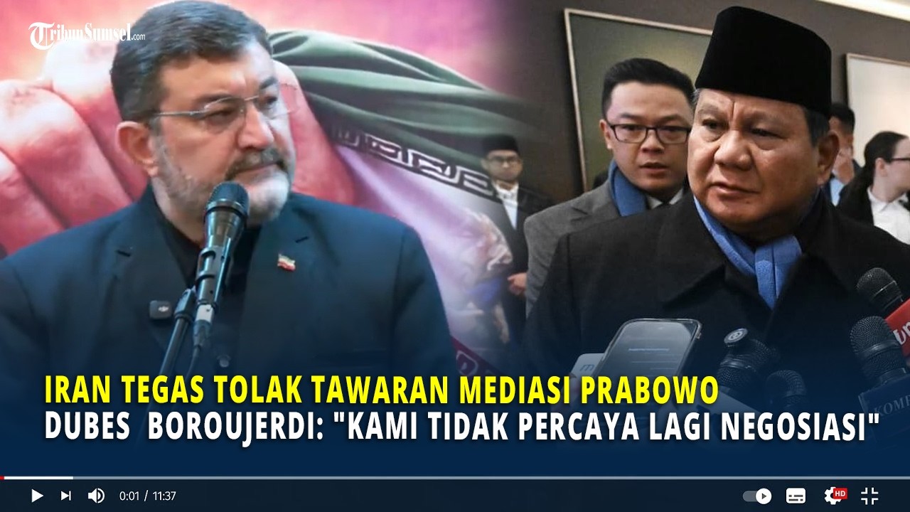 Iran Tegas Tolak Tawaran Mediasi Presiden Prabowo, Boroujerdi: 