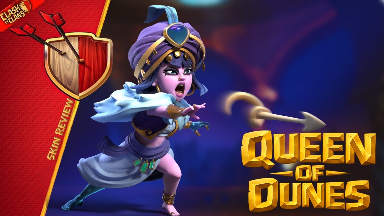 🔥 Queen of Dunes Skin Review | January 2026 | Clash of Clans | Clashflict 👑💎
