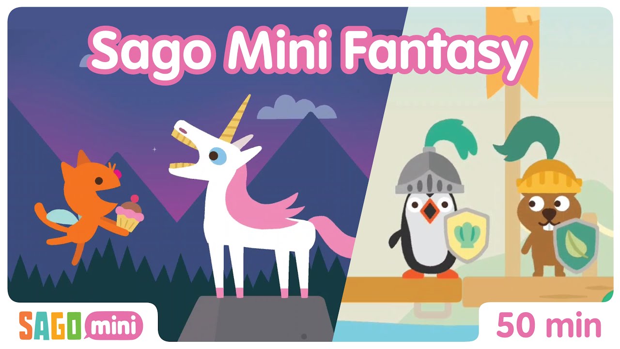 Sago Mini Fantasy Mega Mix ✨🧚🐉  | Fairy Tales, Castles, Space Explorer, Monsters, and Superhero