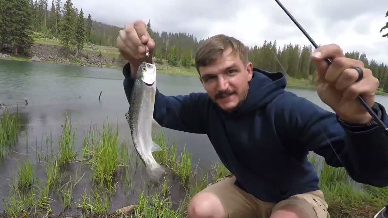 Trout fishing on the Grand Mesa with a $20 ultralight from Walmart | So many lakes!