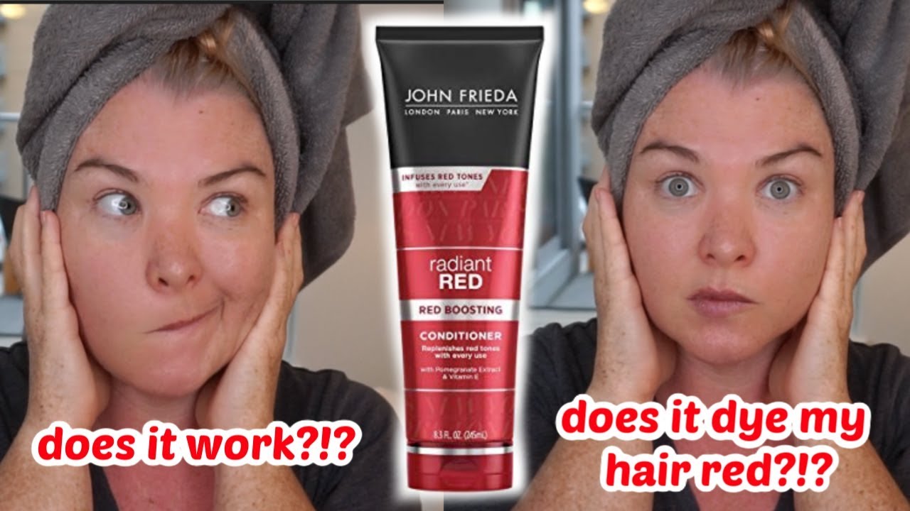 John Frieda Radiant Red Red Boosting Conditioner - Demo and Review