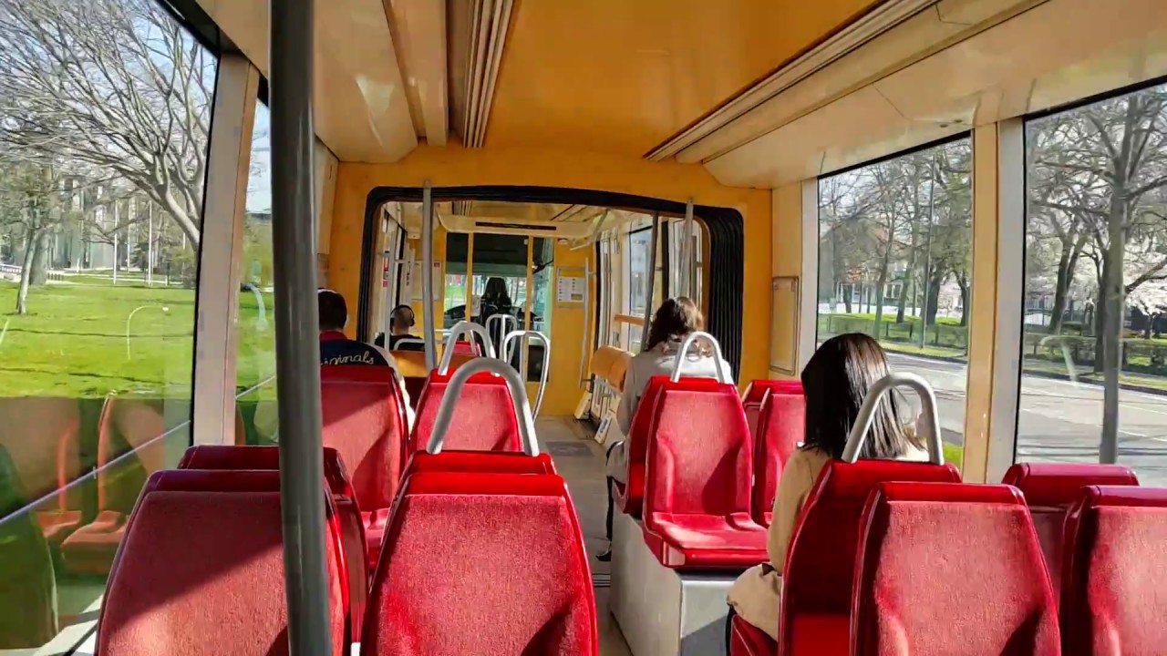 Strasbourg, France : Ride along the Strasbourg Tramway