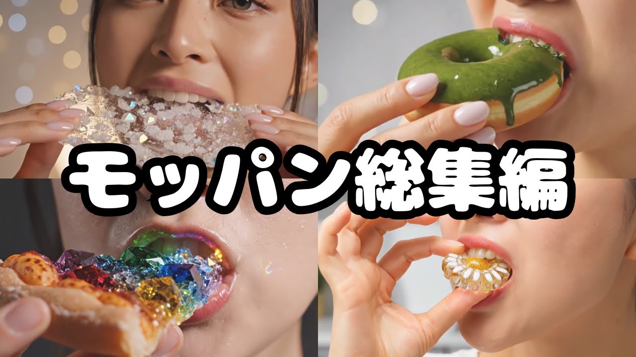 ★ASMR★ モッパンASMR 総集編 9分間 #glass #crystal #asmr #eatingsounds #chewingsounds #咀嚼音