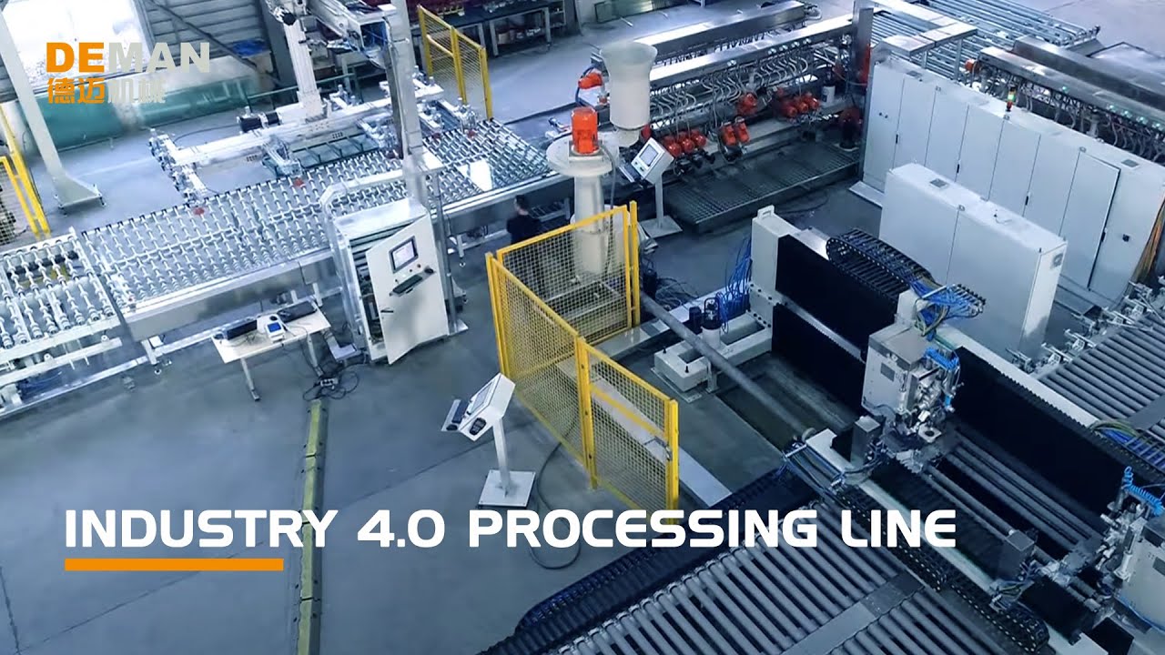 DEMAN Machine - Industry 4.0 Automatic Glass Processing Line