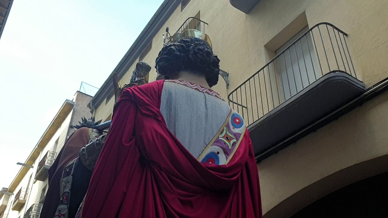 Cercavila de Corpus 2019 | sortida dels Gegants d'Olot