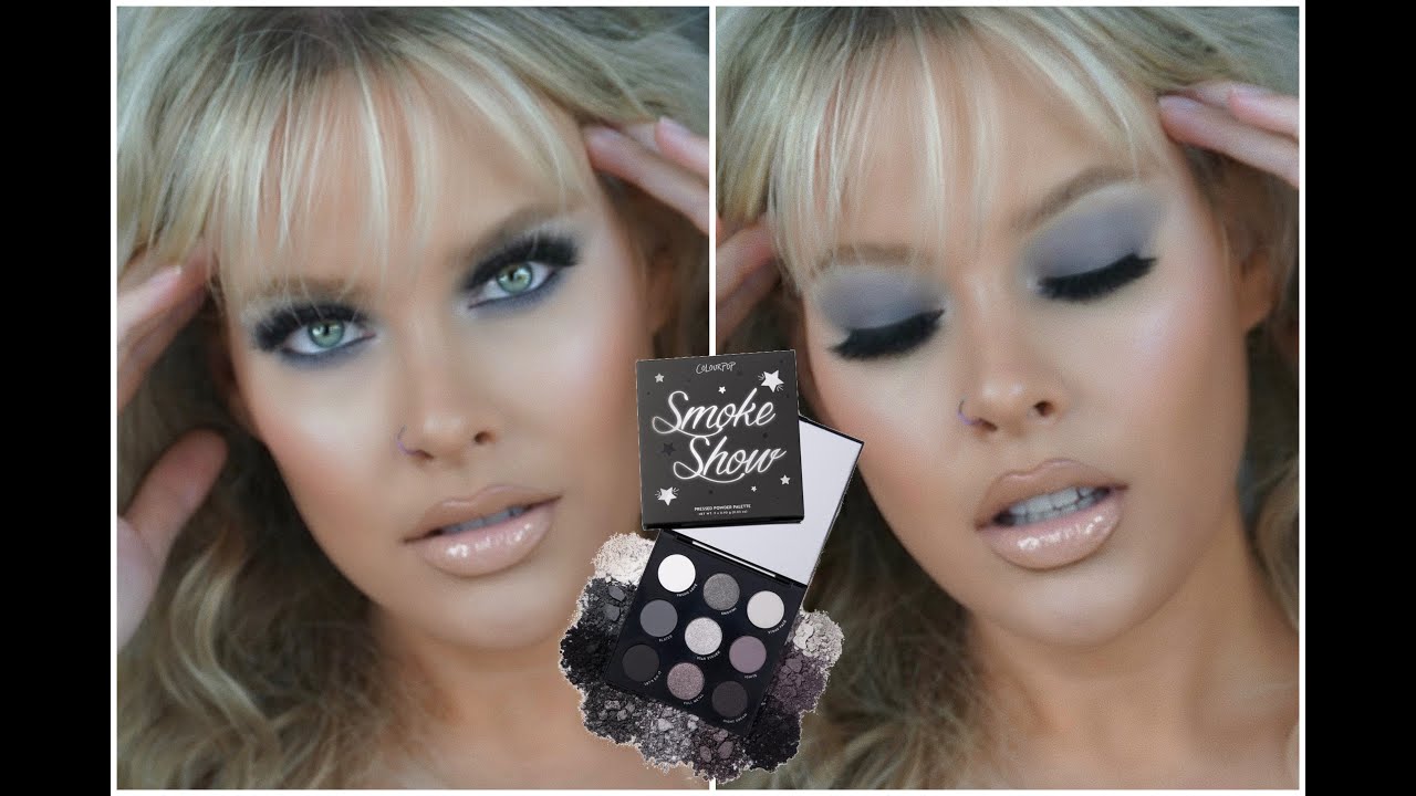 Grey Smokey Eye Tutorial | COLOURPOP SMOKE SHOW PALETTE | Brittany Elizabeth