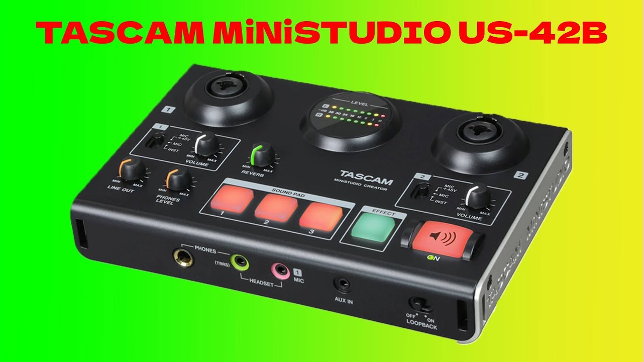 TASCAM MiNiSTUDIO US-42B