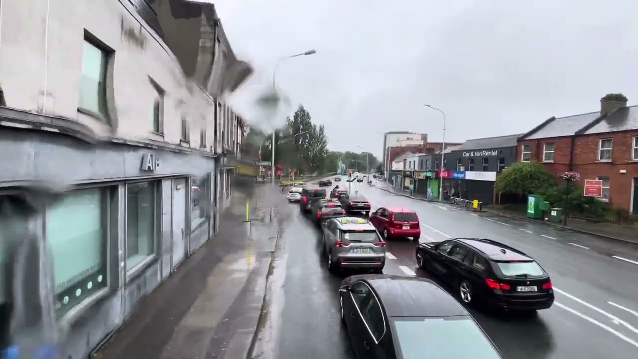 DUBLIN IRELAND:  PEARSE STREET (SHAW STREET) - SANTRY (SHANARD ROAD): ROUTE 1 / 23stops 35min  6km