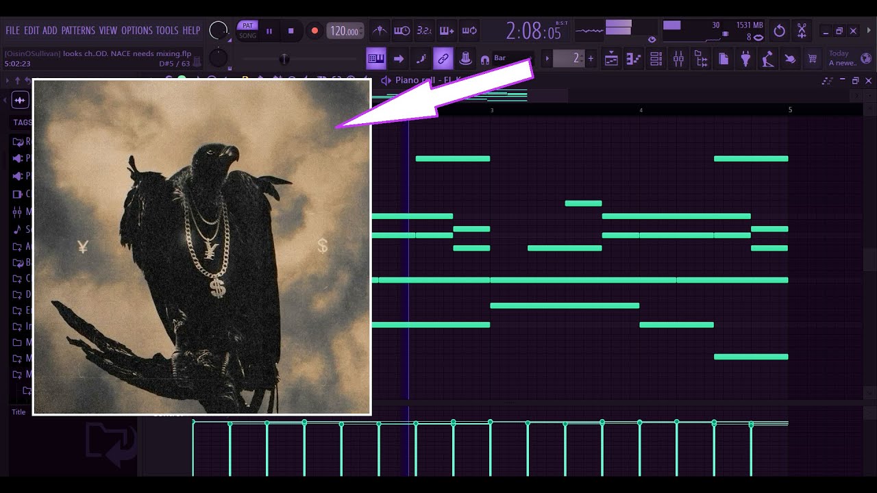 Making a Dark Trap Type beat | FL Studio Cookup