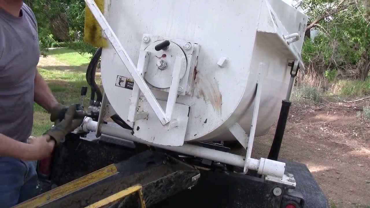 Mix-n-Pour Concrete Mixing Trailer
