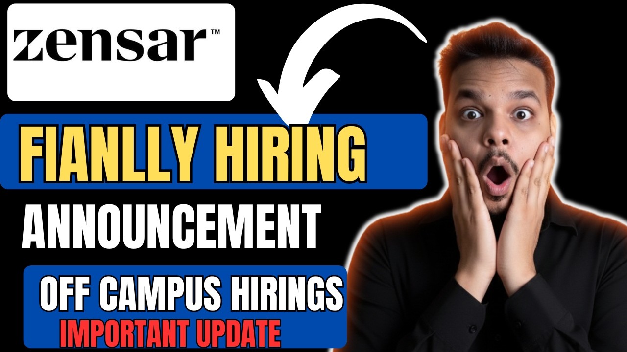 Finally Zensar Hiring 2026 | Off Campus Drive for Freshers | Amex | FI, Amex, Dun | Latest Jobs
