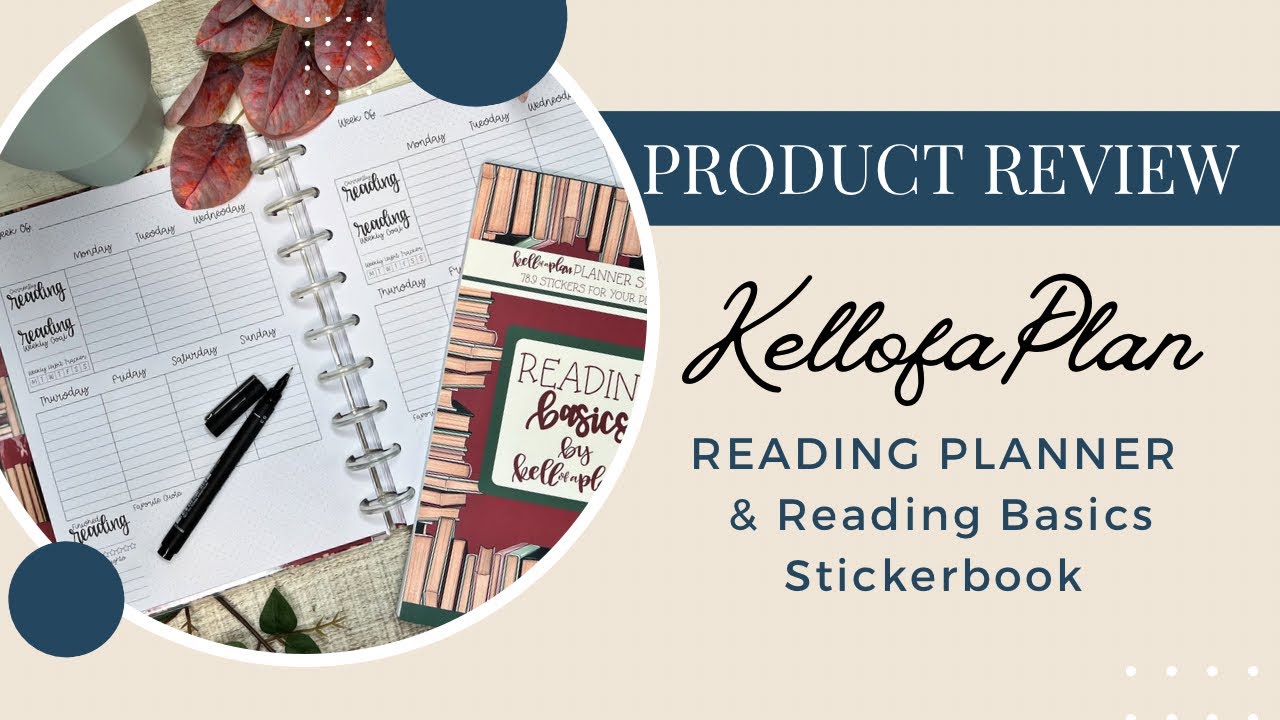 New READING PLANNER! With Stickers too! | KellofaPlan