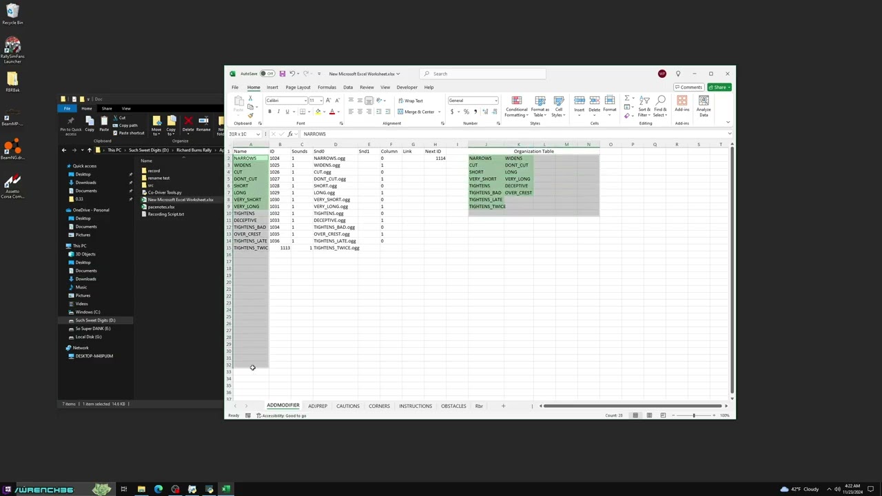 Rbr Co-driver Tools - Alpha demo