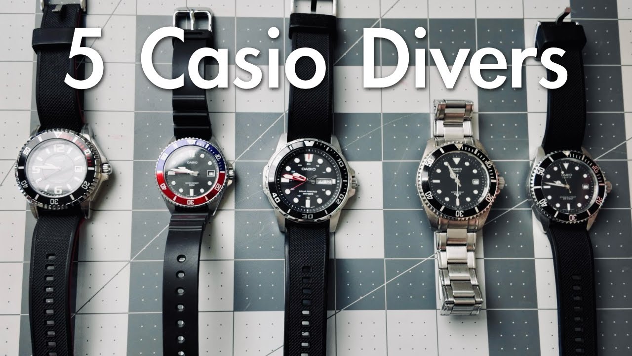 Best Casio Dive-Style Watches for Small Wrists