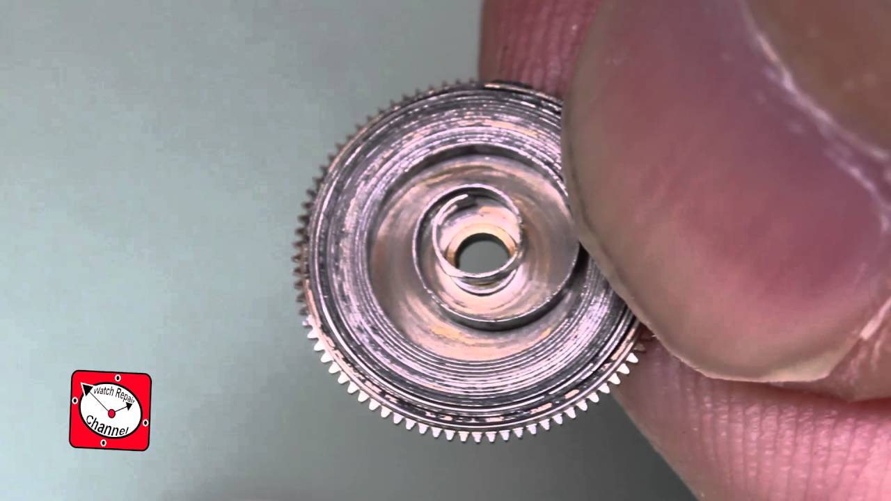 Seiko 7S26 Removing mainspring from barrel  - Seiko 5