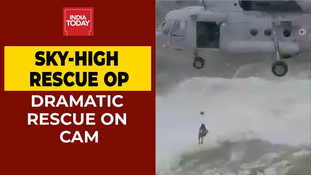 Monsoon Mayhem: IAF Chopper Rescues Man In Chattisgarh| Watch