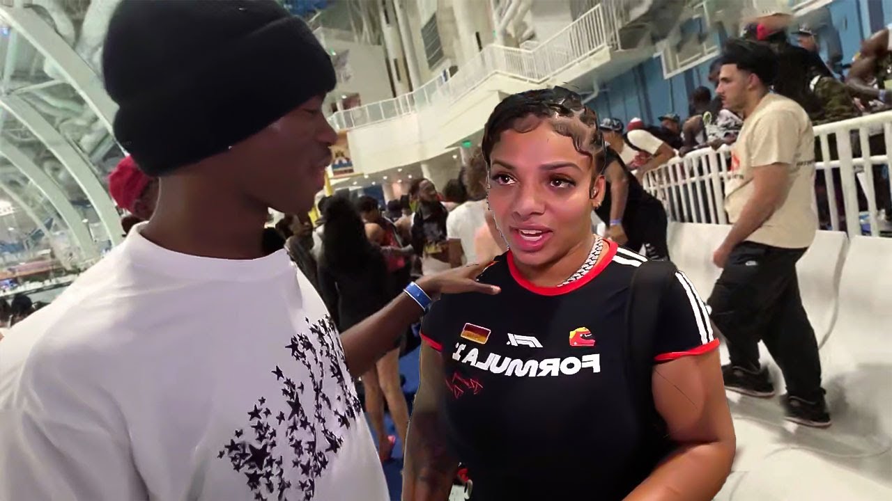 EMANN AND KKVSH BUMP INTO EACH OTHER AT A POOL PARTY…. ( AWKWARD)