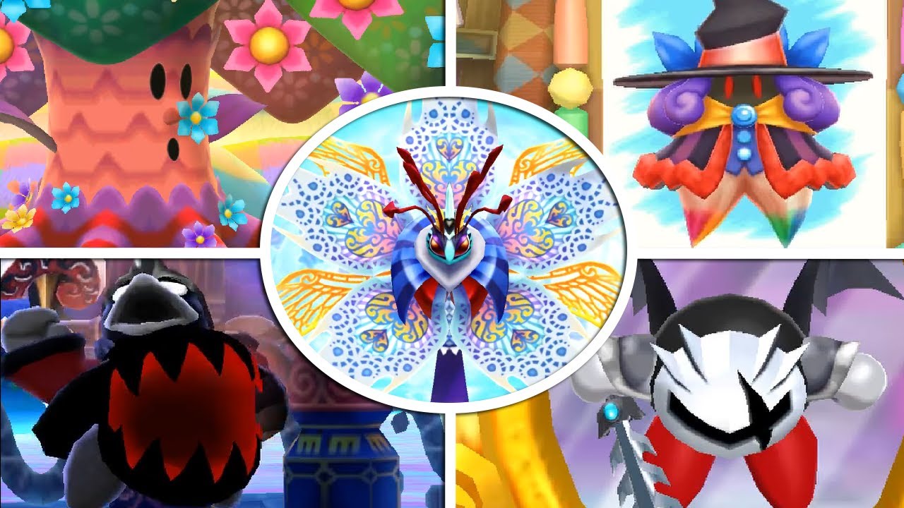 Kirby: Triple Deluxe - All Bosses (No Damage + No Copy Ability)