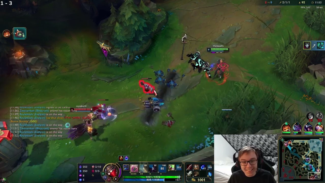 Thebausffs ADC xD JHIN VS KAISA