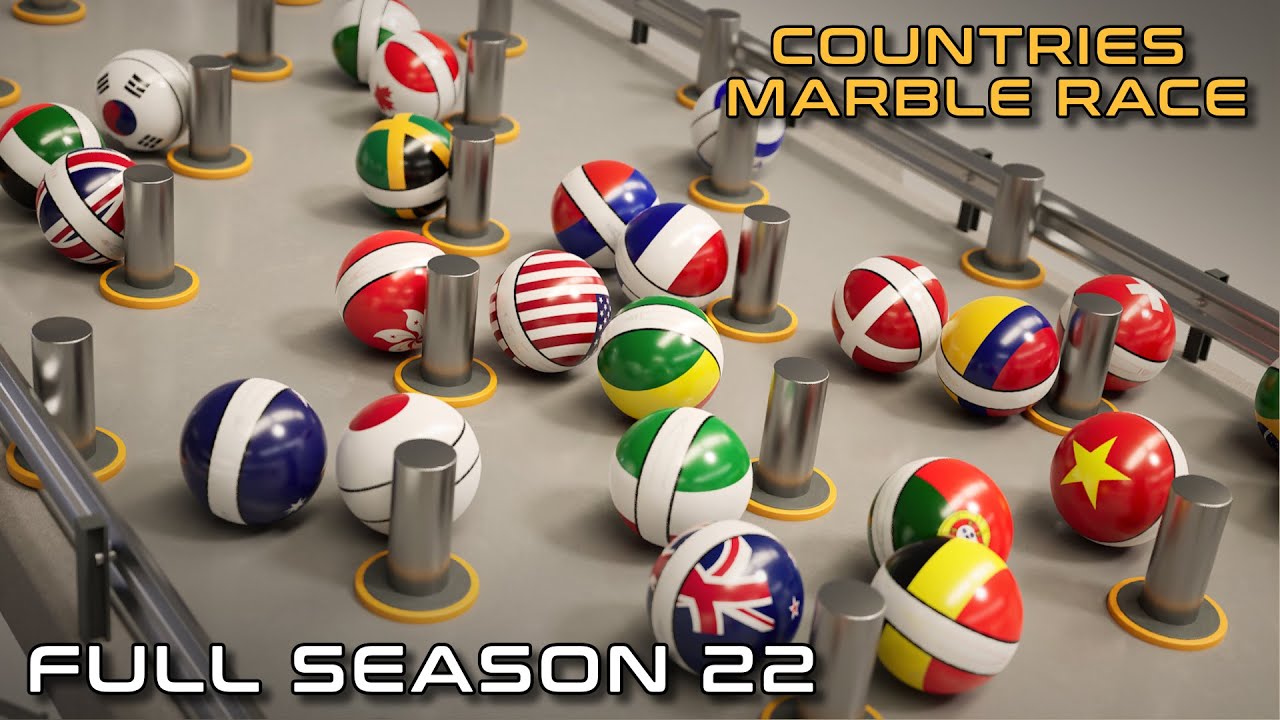 SEASON 22 - COUNTRIES MARBLE RACE - MARBLE RUN
