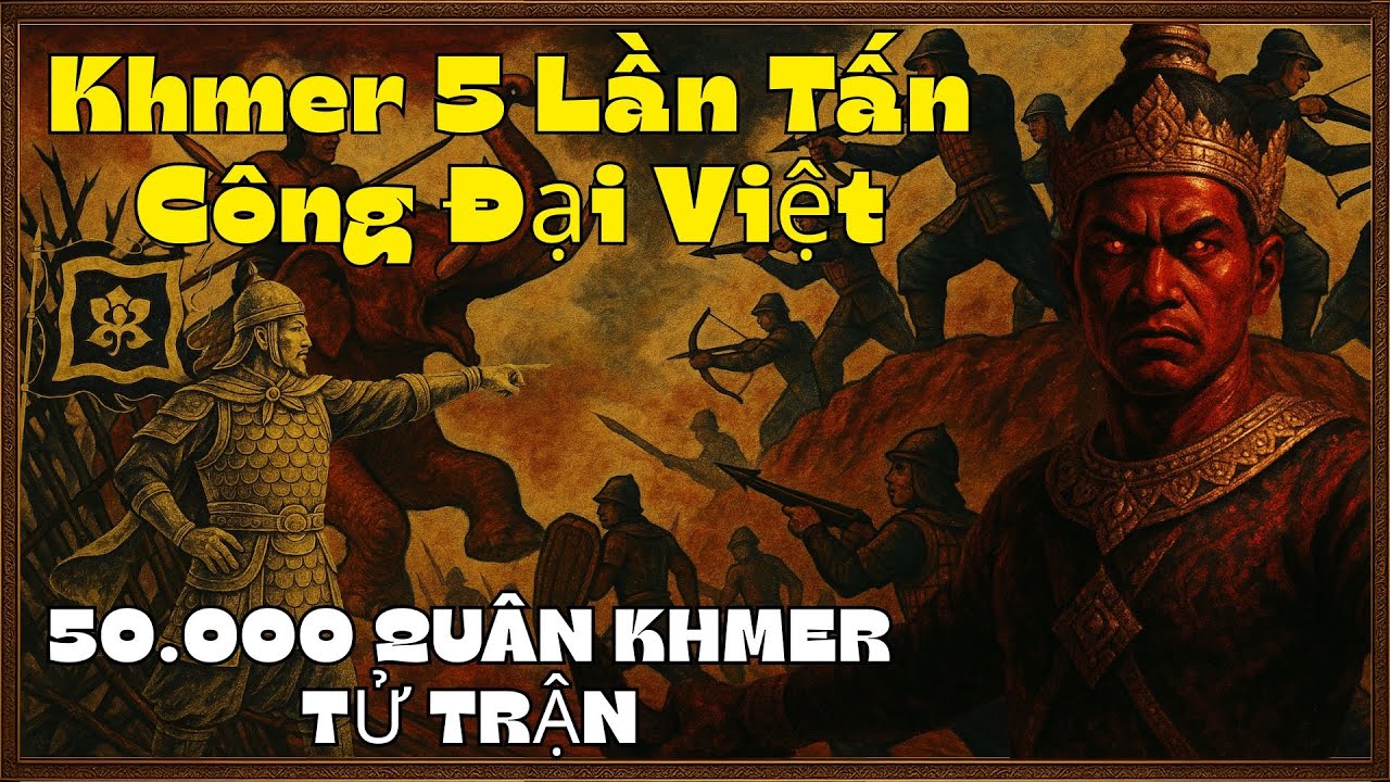 Tại Sao Đế Quốc Khmer 5 Lần Tấn Công Đại Việt Đều Thất Bại Thảm Hại?